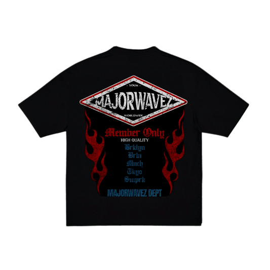 Front + Back Live Forever StoneWash Tee